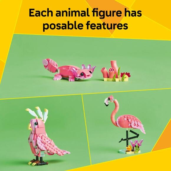 LEGO 31170 Creator Pink Flamingo 3 in 1 Brand New Sealed - Picture 3 of 4